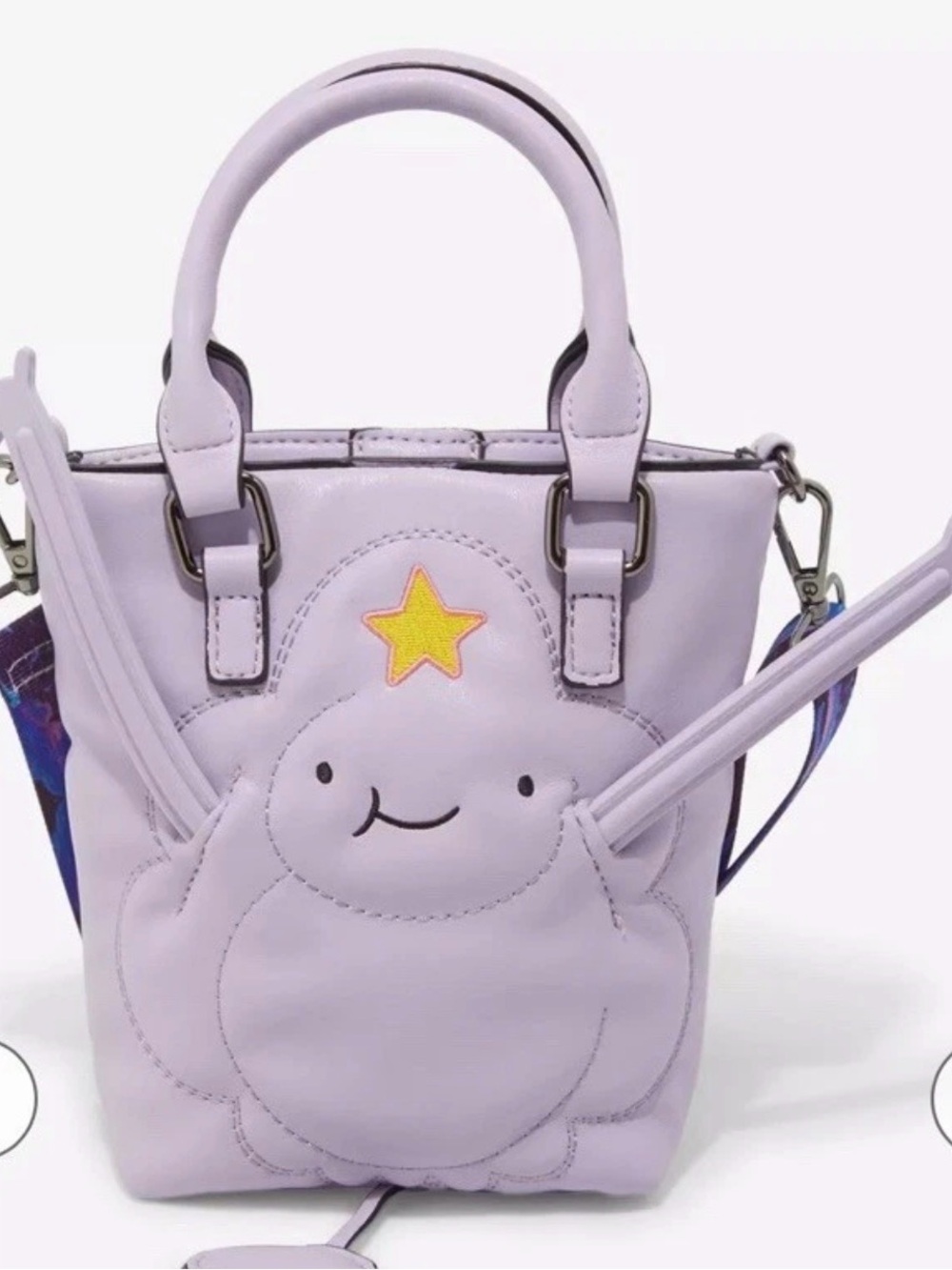 Boxlunch Adventure Time Space Princess Lumpy Purse Handbag Crossbody Mini Tote - Picture 11 of 13